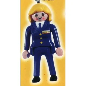 Playmobil 7610 Stewardess sleutelhanger