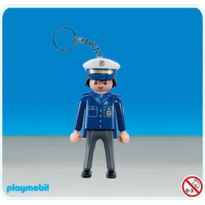 Playmobil 7684 Politieagent sleutelhanger