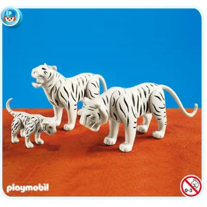 Playmobil 7698 2 Witte Tijgers met Welp