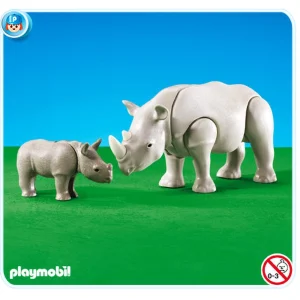 Playmobil 7989 Neushoorn met kalf