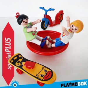 Playmobil 4764 Kinderen Met Step En Skateboard