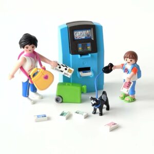 Playmobil 70439 Vakantiegangers met geldautomaat