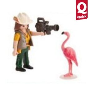 Playmobil Figure Quick 2015 Ontdekkingsreiziger met flamingo