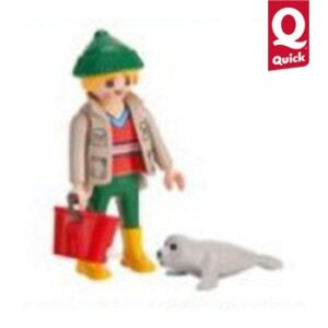 Playmobil Figure Quick 2015 Dierenverzorger met babyzeeleeuw