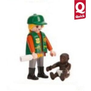 Playmobil Figure Quick 2015 Dierenverzorger met babyaap