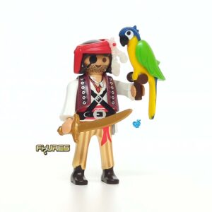 Playmobil Figures Serie 24 Piraat met Papegaai