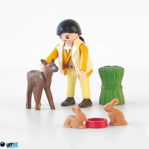 Playmobil 4970 Dierenverzorger Met hertje en konijnen